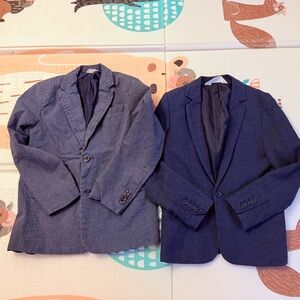 H&M Cat & Jack Boys 8 Blazer Set - Charcoal and Navy
